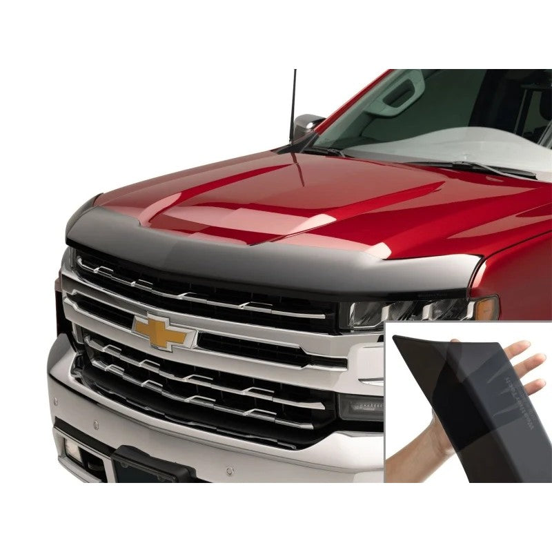 WeatherTech 19-26 Chevrolet Silverado 1500 (w/o Raised Hood) Hood Skin Protector - Black