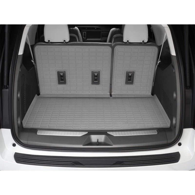 WeatherTech 20-25 Hyundai Telluride Behind Seating w/Bumper Protector SeatBack Cargo Liner - Grey