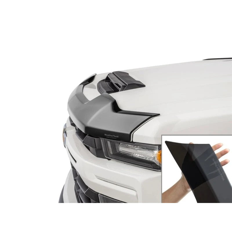 WeatherTech 20-26 Chevrolet Silverado 2500HD/3500HD Hood Skin Protector - Black