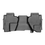 WeatherTech 2014+ GMC Sierra/Sierra Denali 1500 Rear FloorLiner - Black (Vinyl Floors/Double Cab)
