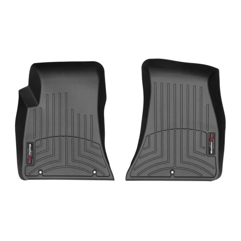 WeatherTech 2015+ Dodge Challenger Front FloorLiner - Black (Does not fit GT model)