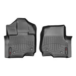 WeatherTech 2015+ Ford F-150 SuperCrew/SuperCab Front FloorLiner - Black