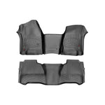 WeatherTech 2015+ Ford F-150 SuperCrew / SuperCab Front & Rear Floorliner HP - Black