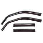 WeatherTech 2017+ Chrysler Pacifica Front & Rear Side Window Deflectors - Dark Smoke