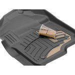 WeatherTech 2017 Ford Super Duty (Super Cab/Crew Cab) Front FloorLiners and Rear 3D Mats - Cocoa