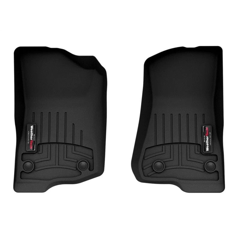 WeatherTech 2018+ Jeep Wrangler Unlimited Front FloorLiner - Black