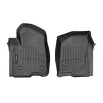 WeatherTech 2019+ Chevrolet Silverado 1500 Crew Cab Front FloorLiner - Black
