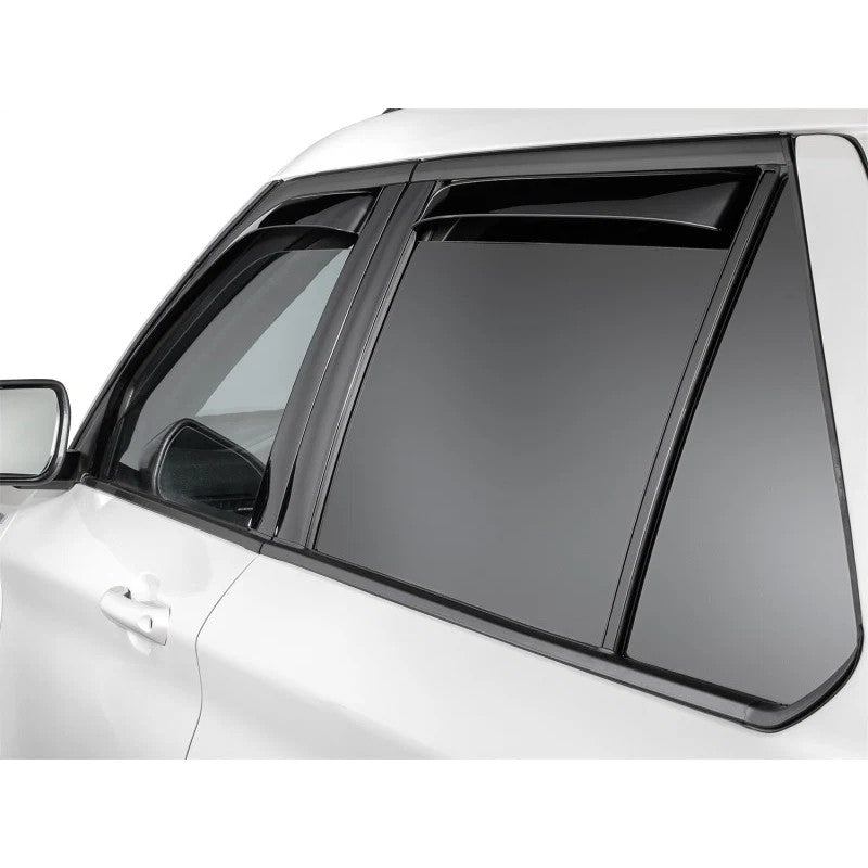 WeatherTech 2020+ Ford Explorer ST Front & Rear Side Window Deflectors - Dark Smoke