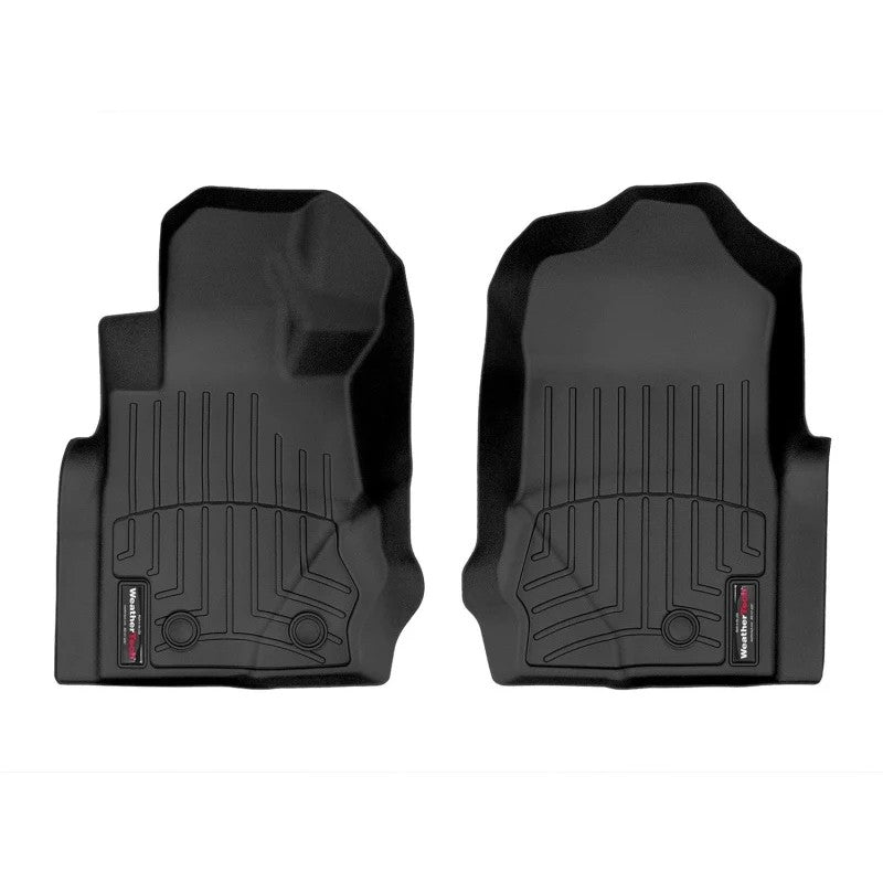 WeatherTech 2021+ Ford Bronco Vinyl (Vinyl Floors Only) Front Rubber Mats - Black