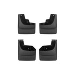 WeatherTech 2021+ Ford F-150 Raptor (Incl. 37 Perf. Pkg) No Drill Front & Rear Mudflaps - Black