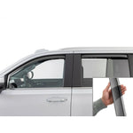 WeatherTech 21-25 Cadillac Escalade ESV Front Rear Side Window Deflectors - Dark Tint