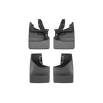 WeatherTech 21-25 Ford Bronco Bumper Style 2 Front & Rear Mudflaps - Black