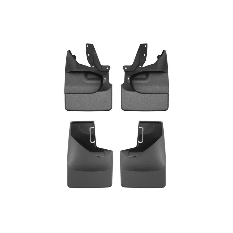 WeatherTech 21-25 Ford Bronco Bumper Style 2 Front & Rear Mudflaps - Black