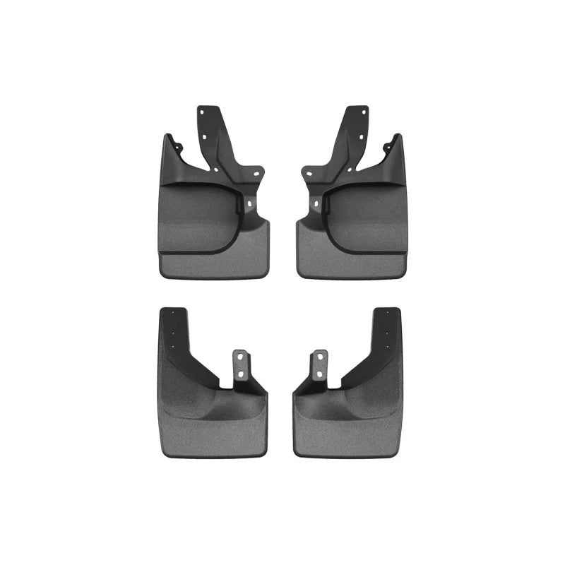 WeatherTech 21-25 Ford Bronco Front & Rear Mudflaps - Black