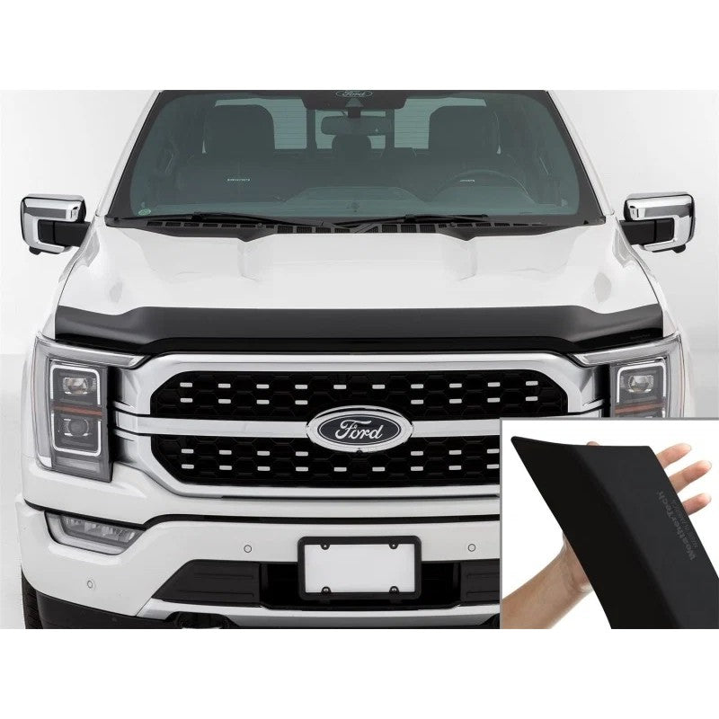 WeatherTech 21-26 Ford F-150 Hood Protector - Matte Black