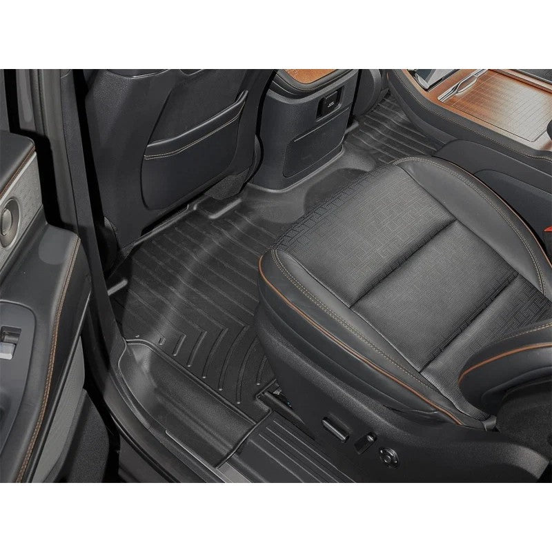 WeatherTech 25-26 Lincoln Navigator 2nd Row Rear FloorLiner 2pc - Black