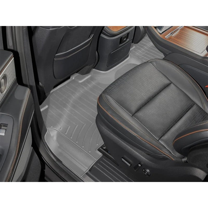 WeatherTech 25-26 Lincoln Navigator 2nd Row Rear FloorLiner 2pc - Grey
