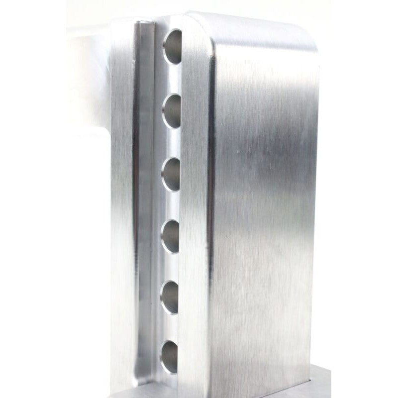 Weigh Safe adjustable aluminum 6-inch drop hitch with built-in tongue weight scale and 2.5-inch shank