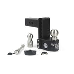 Weigh Safe steel adjustable 6-inch drop hitch with built-in hydraulic scale and 2.5-inch shank