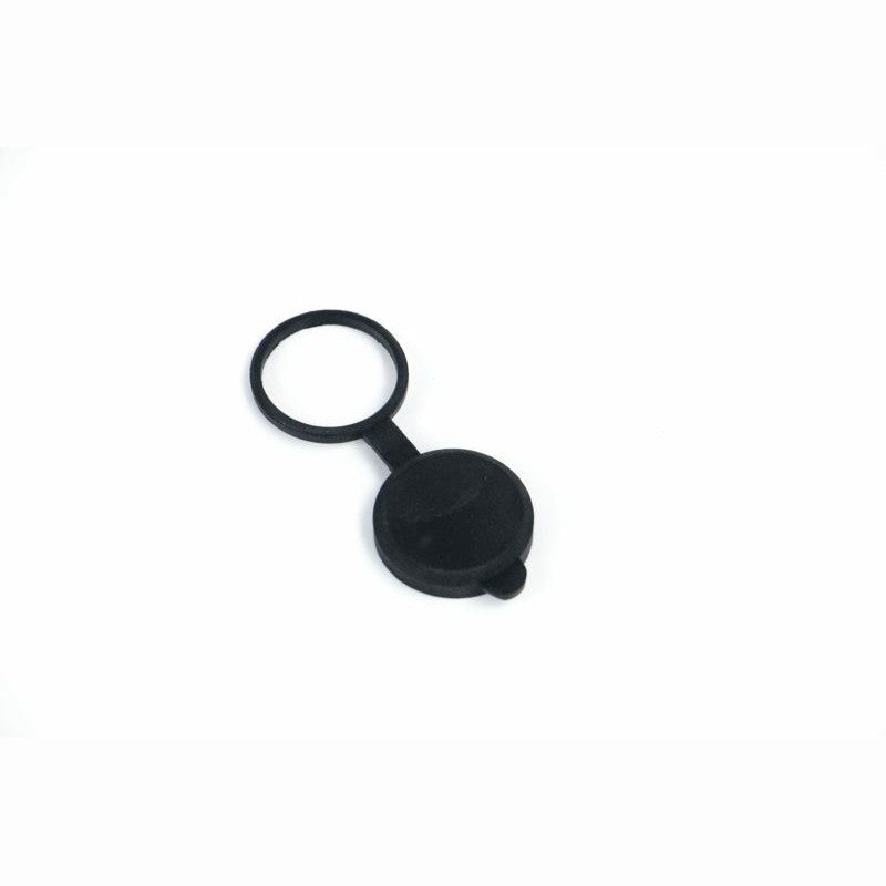 Black rubber Weigh Safe hitch locking pin dust cover for keyway protection, MPN WS10.
