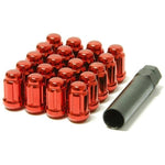 Wheel Mate Muteki Closed End Lug Nuts - Deep Black 12x1.25