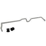 Whiteline BMR99 heavy-duty 22mm rear fixed sway bar with synthetic elastomer bushings and lateral locks.