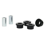 Whiteline W63562 synthetic elastomer rear control arm lower front inner bushing kit for 1998-2010 Lexus models.