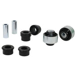 Whiteline KCA479 front lower control arm shell bushings and tubes for 2001-2006 Honda and Acura vehicles.