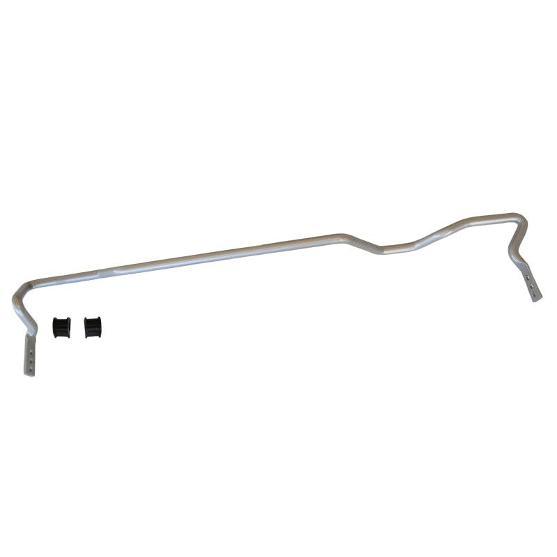Whiteline BSR33Z 22mm 3-point adjustable rear sway bar with synthetic elastomer bushings and silver lateral locks.