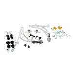Whiteline KTA290 alloy front lower control arm kit with ball joints and tie rods for 1993-2007 Subaru Impreza