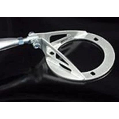 Whiteline KSB599 polished alloy adjustable front strut tower brace for 2002-2008 Subaru WRX and Forester.