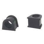 Whiteline W0406-24 yellow synthetic elastomer sway bar mount bushings with low-friction PTFE lining.