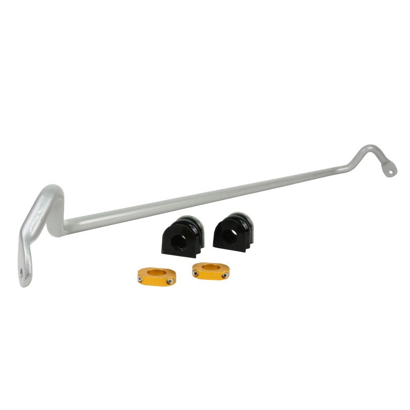 Whiteline BSF33 heavy duty 22mm front sway bar with yellow elastomer bushings and lateral locks