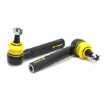 Whiteline suspension service kit with extended ball joints and tie rod ends for roll center correction.