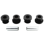 Whiteline W0593 synthetic elastomer front control arm bushing kit with metal sleeves and assembly grease.