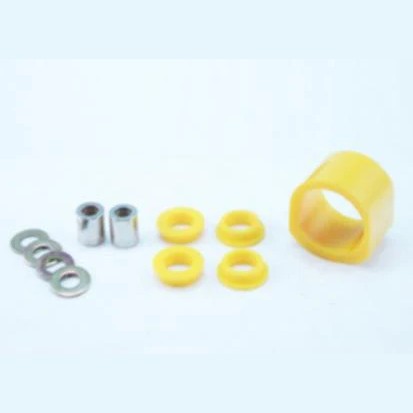 Whiteline KCA390 Front Steering Precision Kit with synthetic elastomer bushings, anodized alloy components, and grease.