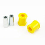 Whiteline W0589 synthetic elastomer rear lower shock mount bushings with metal sleeves and grease packet