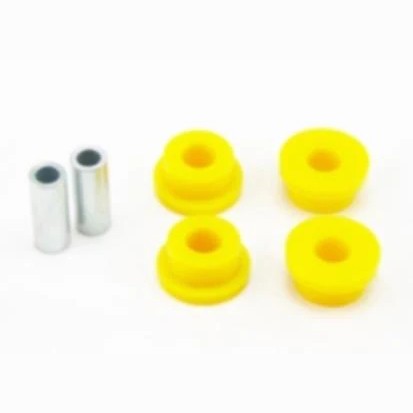 Whiteline W0591 Rear Upper Inner Control Arm Bushing Kit featuring synthetic elastomer bushings and installation grease