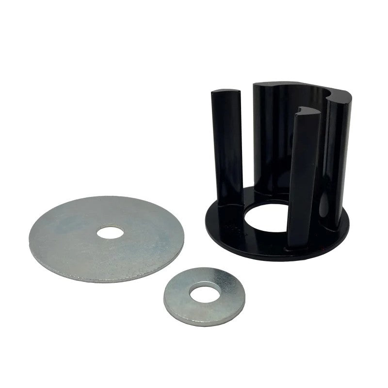 Whiteline KDT968 synthetic elastomer transmission mount insert bushings with included molybdenum disulphide grease.
