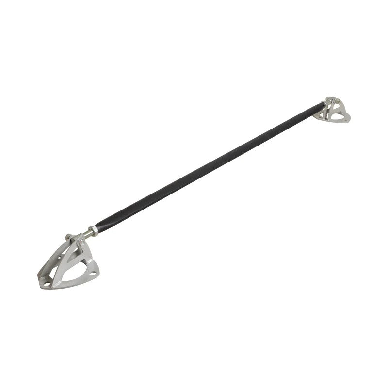 Polished alloy Whiteline KSB633 adjustable front strut tower brace for Mazda 3