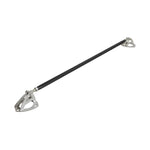 Polished alloy Whiteline KSB633 adjustable front strut tower brace for Mazda 3