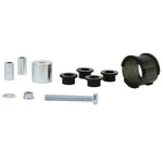 Whiteline KSR206 heavy-duty synthetic elastomer front steering rack bushings for 2005-2007 Subaru Impreza and Saab 9-2X.