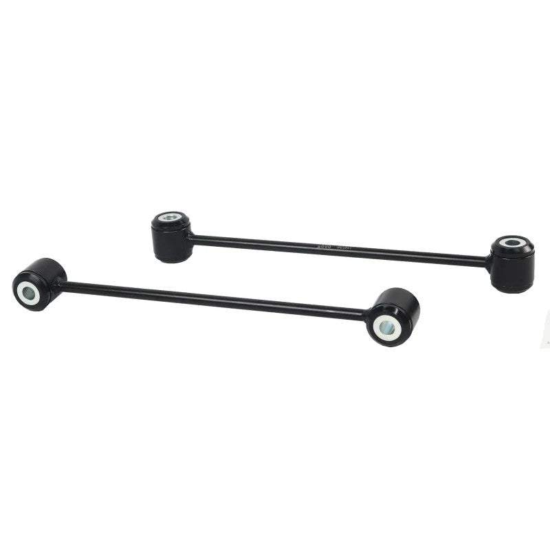 Whiteline W23761 heavy-duty sway bar link kit including two replacement links for select Dodge and Chrysler vehicles.
