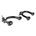 Whiteline KTA247 black powder-coated front upper control arms with GIIRO bushings for 2005-2024 Toyota Tacoma