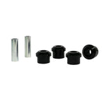 Whiteline synthetic elastomer front control arm lower inner front bushing kit with hardware and grease for Lexus IS models.