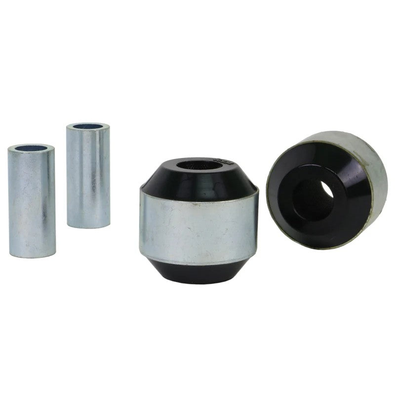 Whiteline W53625 front control arm lower inner rear synthetic elastomer bushing kit with included grease.