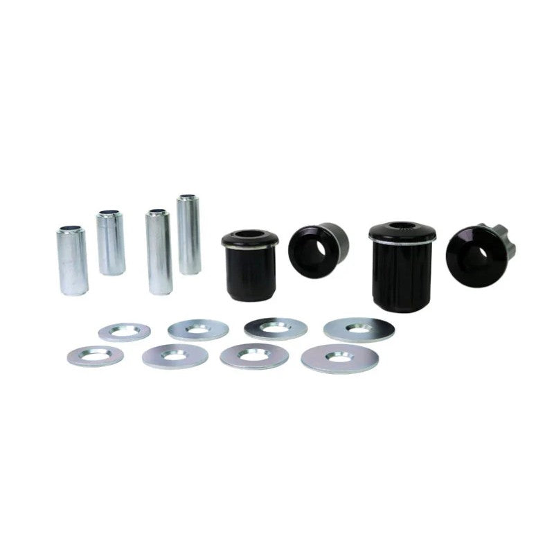 Whiteline W53522 synthetic elastomer front control arm lower inner bushings with grease and mounting hardware