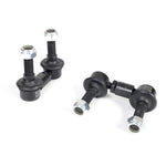 Whiteline KLC172 heavy duty adjustable front sway bar link kit with anodized alloy bodies and steel ball joint ends.