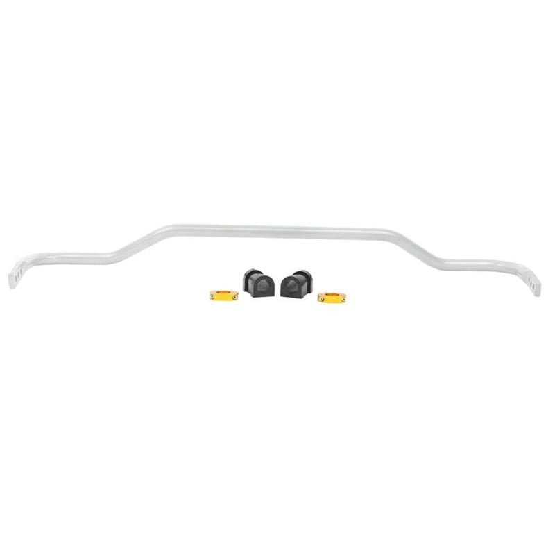 Whiteline BHR82XZ rear 22mm adjustable sway bar with forged ends and yellow synthetic elastomer bushings.