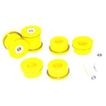 Whiteline KDT907 Rear Subframe Posi Traction bushing kit with yellow elastomer components and molybdenum grease